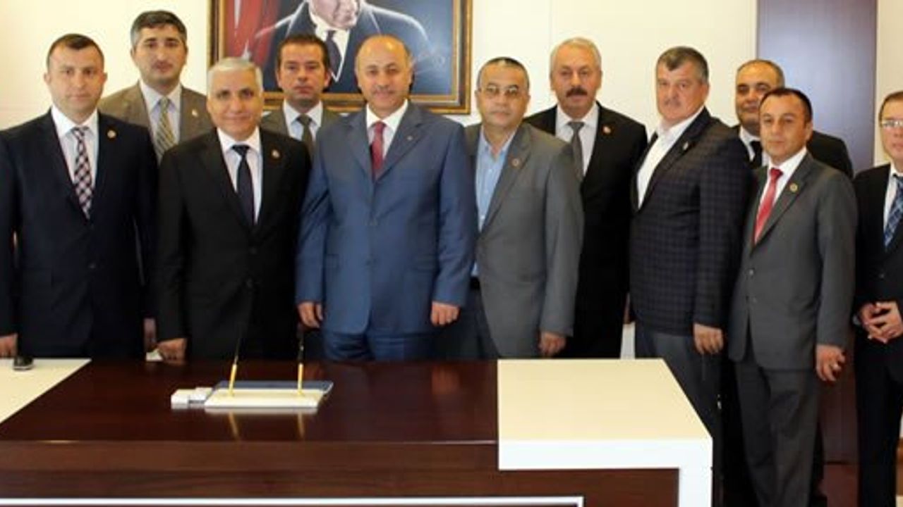 Meclis'ten Vali Azizoğlu'na Hoş Geldin Ziyareti
