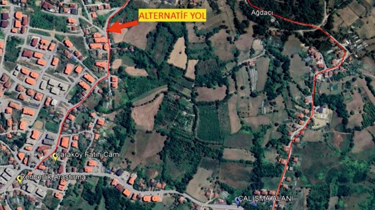 Dikkat ! Yol Kapatılıyor