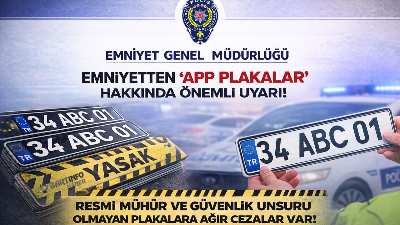 Emniyet’ten APP Plaka Açıklaması