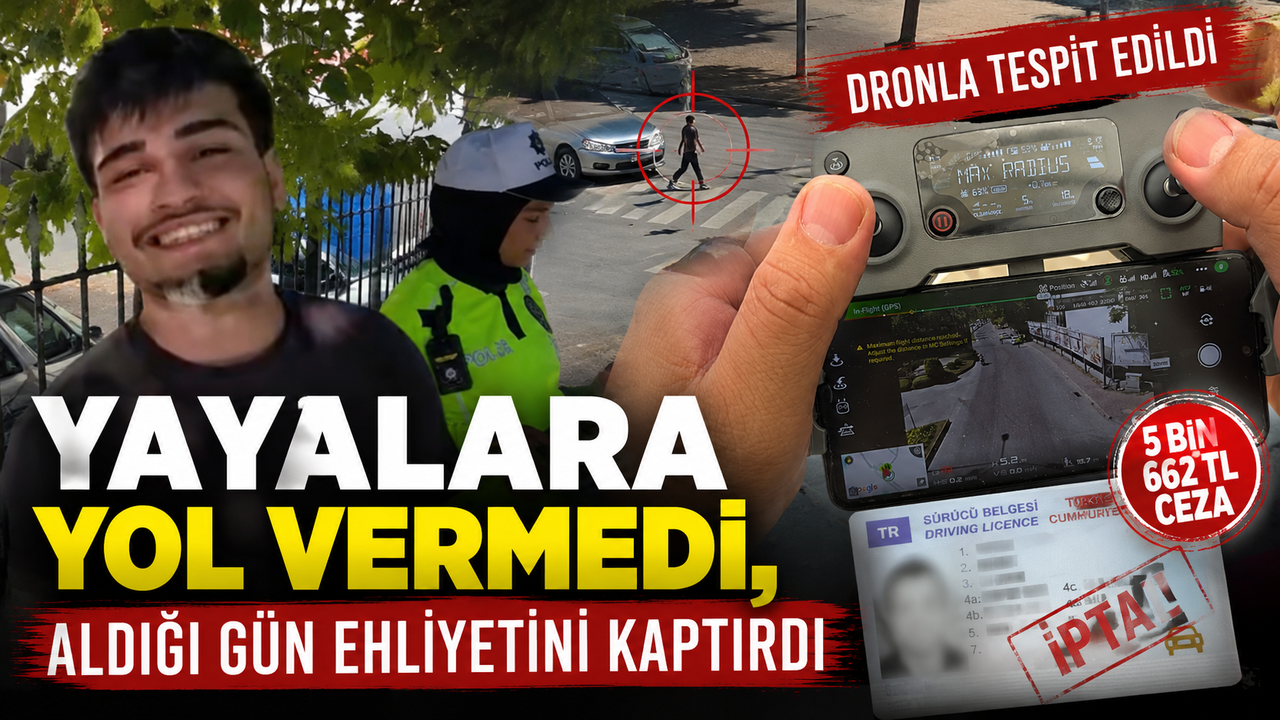 Türkiye’nin Konuştuğu Sürücü, Ehliyetini aldığı gün kaptırdı