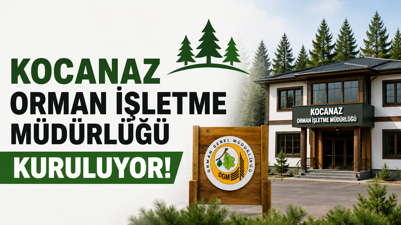 Kocanaz Orman İşletme Müdürlüğü Kuruluyor