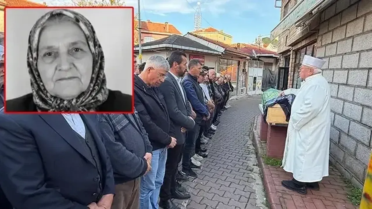 Yıkılan binanın enkazında can veren kadın toprağa verildi