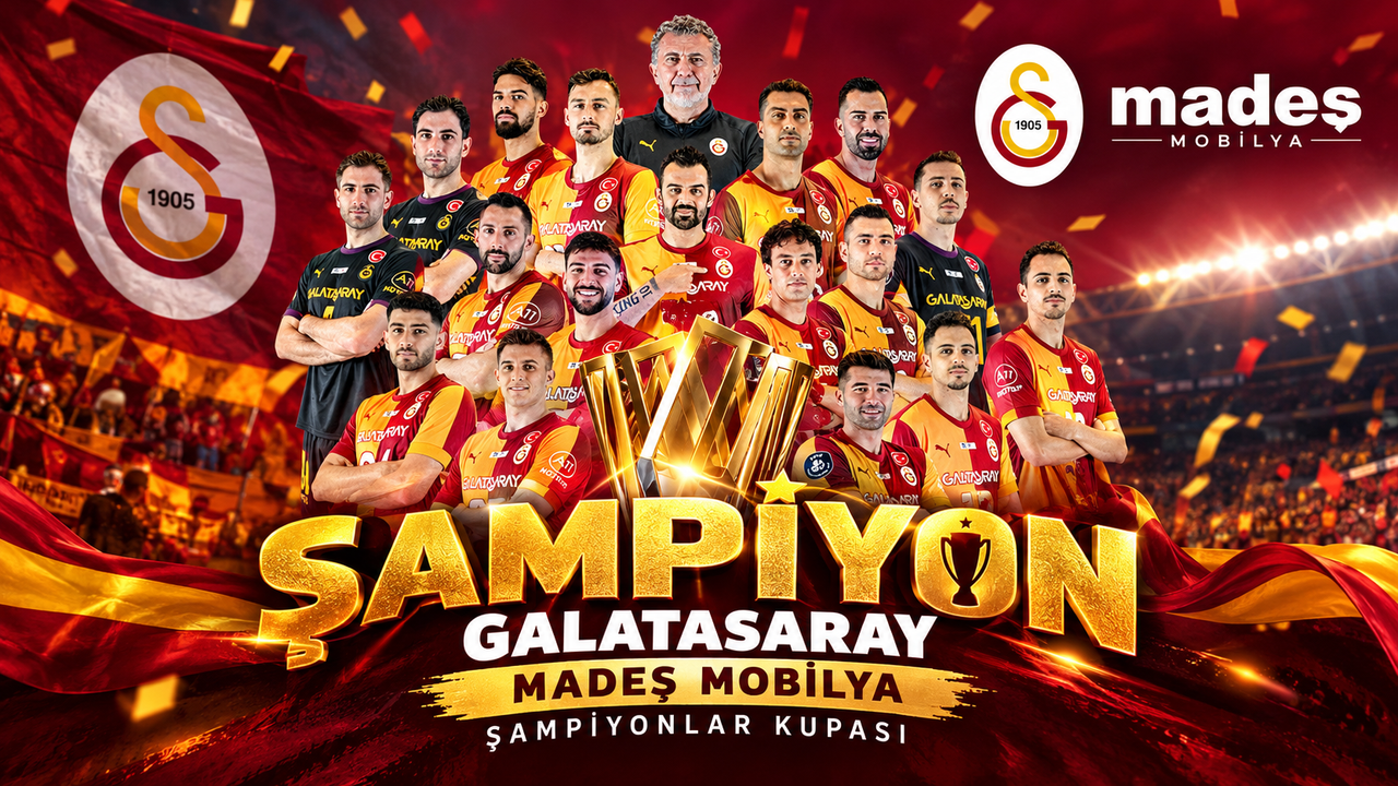 Bartınlı Madeş’in Sponsor Olduğu Galatasaray’dan Kupa Zaferi
