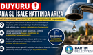 Bartın’da Ana Su İsale Hattında Arıza
