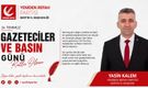Kalem’den 24 Temmuz Gazeteciler ve Basın Bayramı mesajı