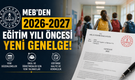 MEB’den yeni eğitim yılı öncesi yeni genelge