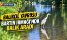 Balıkçıl Yavrusu Bartın Irmağı’nda Balık Aradı