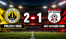 Arıt Kayadibispor, PGL’ye Puansız Başladı: 2-1