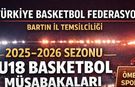 Bartın’da U18 Basketbol İl Birinciliği Heyecanı Başlıyor