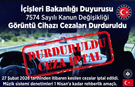 Araç İçi Görüntü Cihazlarına Verilen Cezalar İptal Edildi