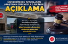 Komuşdaki Garip Olayla İlgili Üniversiteden Açıklama