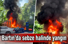 Sebze ve Meyve Hali'nde Korkutan Yangın