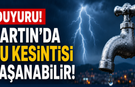 Yıldırım Ana İsale Hattını Vurdu