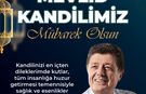 Başkan Yalçınkaya’dan Mevlid Kandili Mesajı