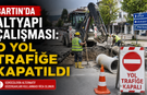 Bartın’da Altyapı Çalışması: O Yol Trafiğe Kapatıldı
