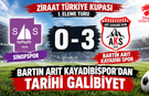 Bartın Arıt Kayadibispor’dan Tarihi Galibiyet: 0-3