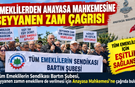 Bartın’da Emeklilerden Anayasa Mahkemesine Seyyanen Zam Çağrısı