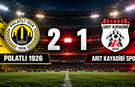 Arıt Kayadibispor, PGL’ye Puansız Başladı: 2-1