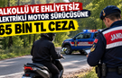 Bartın’da Alkollü ve Ehliyetsiz Sürücüye 65 Bin TL Ceza