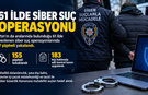Bartın Dahil 61 İlde Büyük Siber Operasyon: 547 Gözaltı