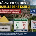 Bir Mahalle Daha Kozcağız’a Bağlanmak İçin EVET Dedi