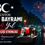 Bartın’da 30 Ağustos Zafer Bayramı’na Özel Tekne Geçişi