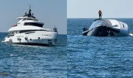 40 Milyon TL Saniyeler içinde suya gömüldü