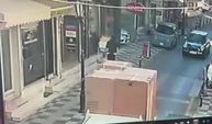 Bartın'daki silahı saldırı anı güvenlik kamerasında