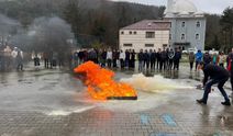 Öğrencilere Deprem ve Yangın Eğitimi