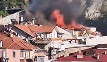 Amasra’da 5 Katlı Binada Yangın