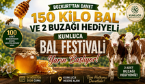 150 Kilo Bal ve 2 Buzağı Hediyeli Bal Festivali Yarın