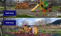Bartın’da Çocuk Parklarında Yenileme Çalışmaları Sürüyor