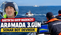 Bartın’da Kayıp Madenci İçin Sonar Bot Devrede