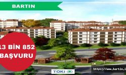 Bartın'da 850 TOKİ Konutu İçin 16 Kat Başvuru