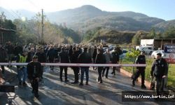 Amasra'da Madencilerden Eylem