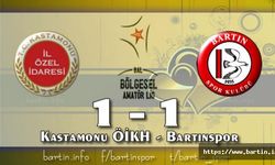 Bartınspor, Uzatmalarda Puanı Kaptı:1-1