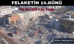 Deprem Felaketinde 14. gün: 40 bin 689 Can Kaybı