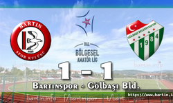 Bartınspor Avantajı Kullanamadı: 1-1