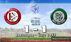 Bartınspor Puanla Tanıştı: 1-1
