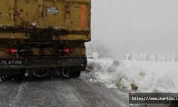Bartın'da 22 Köy Yolu Kapandı