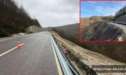 Heyelanda kapanan yol, 1 ay sonra açıldı