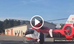 Ambulans Helikopter Uzvu Kopan Vatandaş İçin Havalandı