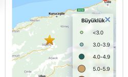 Bartın’da Deprem