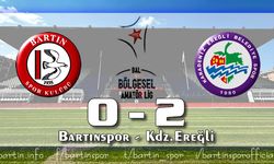 Bartınspor Komşuya Boyun Eğdi: 0-2