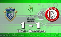 Yaralı Bartınspor Komşudan Puanla Dönüyor: 1-1