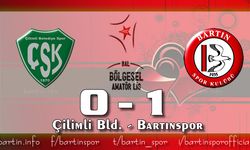 Bartınspor'un Zirve Takibi Sürüyor: 0-1