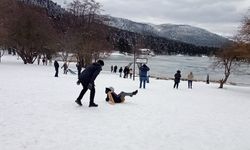 Gölcük Tabiat Parkı'na ziyaretçi akını