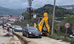 Amasra'da Doğalgaz Çalışmalarına Vardiya Arası