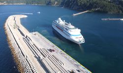 71'inci kez Amasra'ya gelen Astoria Grande dronla görüntülendi