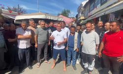 Festival öncesi zabıtalar ve pazarcılar arasında tartışma çıktı